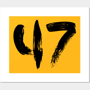 Number 47 Posters and Art